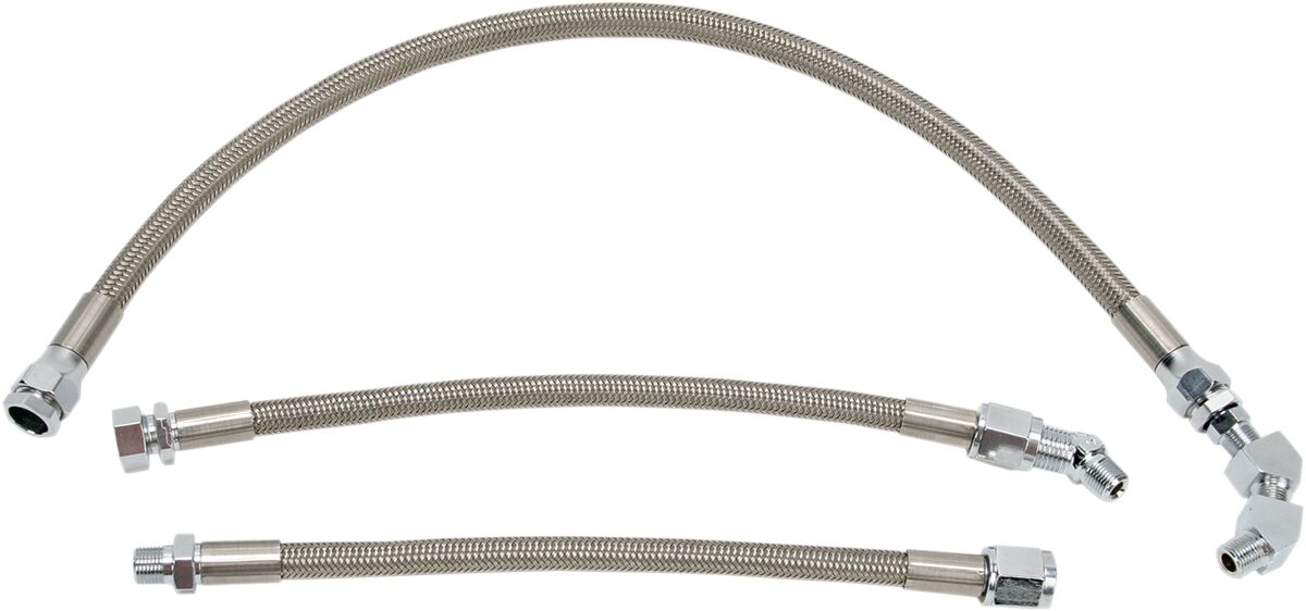 DRAG SPECIALTIES SS OIL LINE KIT 94-02 XL 606009