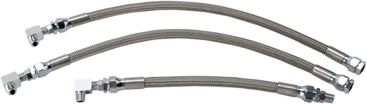 DRAG SPECIALTIES SS OIL LINE KIT 92-98DYNA 606100