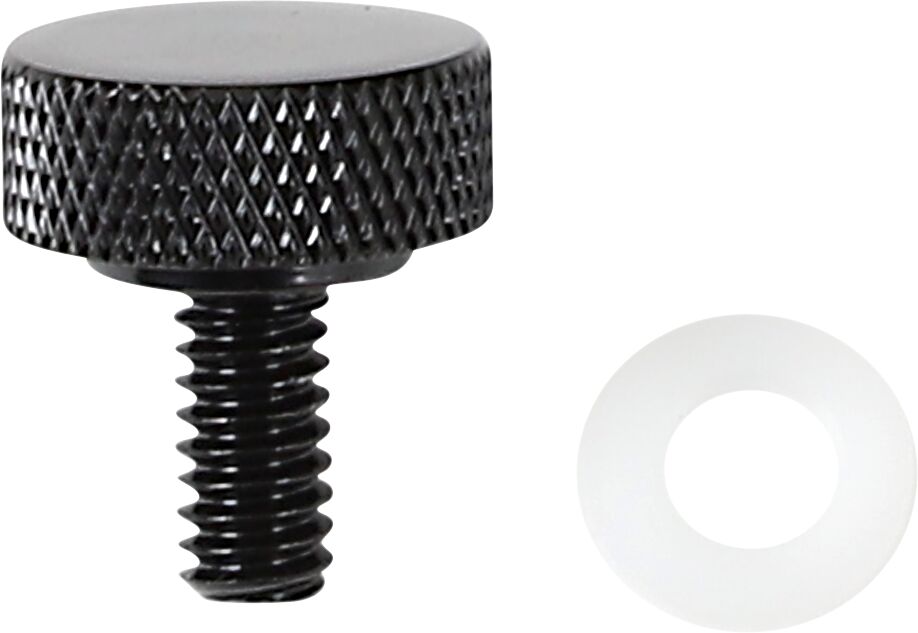 DRAG SPECIALTIES SEAT KNOB BLK 1/4-20 370283