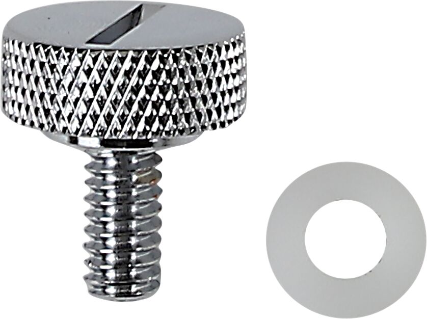 DRAG SPECIALTIES SEAT KNOB CHM SLOT 1/4-20 370297