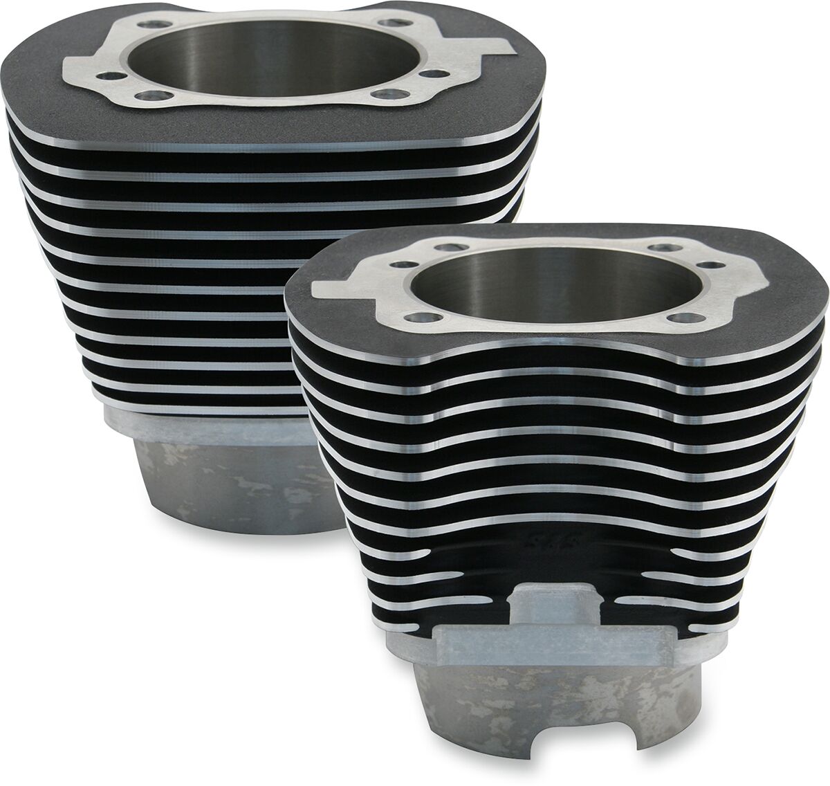 S&S CYCLE CYLINDERS 4.125BLK 99-06 910-0255