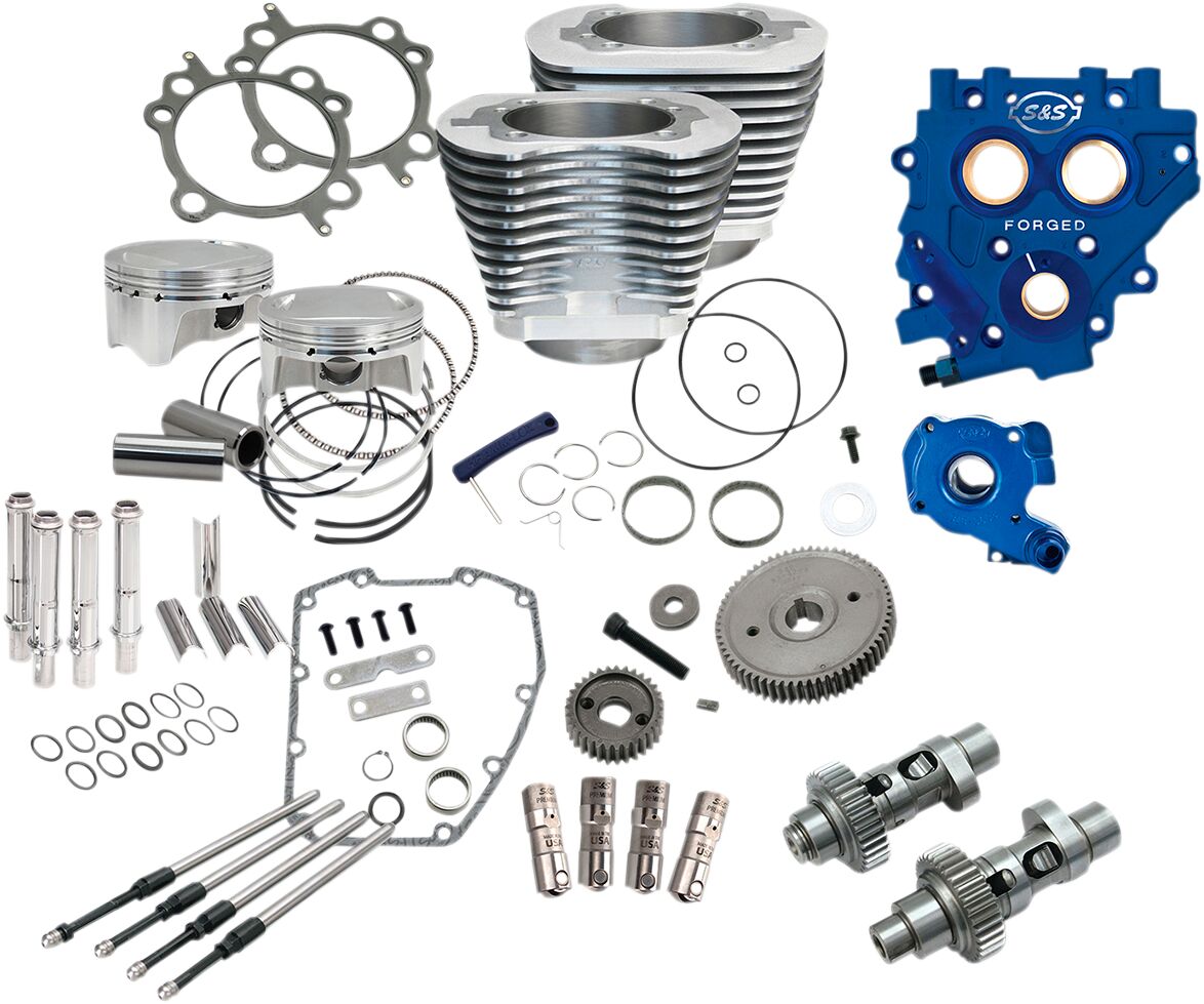 S&S CYCLE POWER PK GEAR 07-17 SLVR 330-0667
