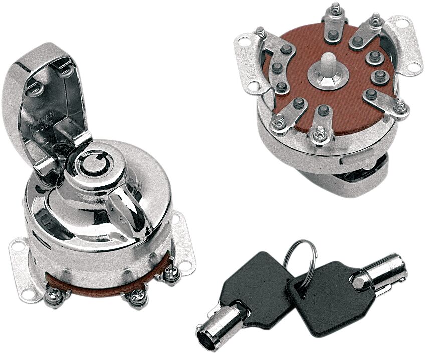 DRAG SPECIALTIES 6 POLE IGNITION SWITCH ROUND K 21-0202PAE-BC1
