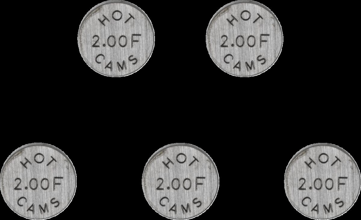 HOT CAMS VALVE SHIM 5PK 10.0X2.00 5PK1000200