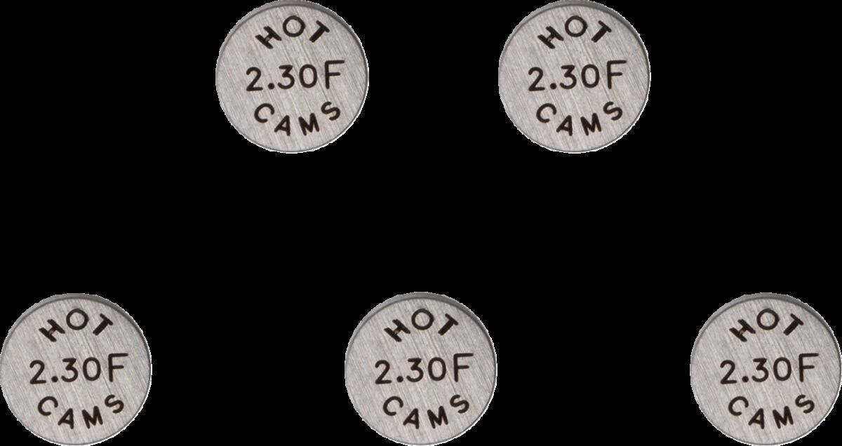 HOT CAMS VALVE SHIM 5PK 10.0X2.30 5PK1000230