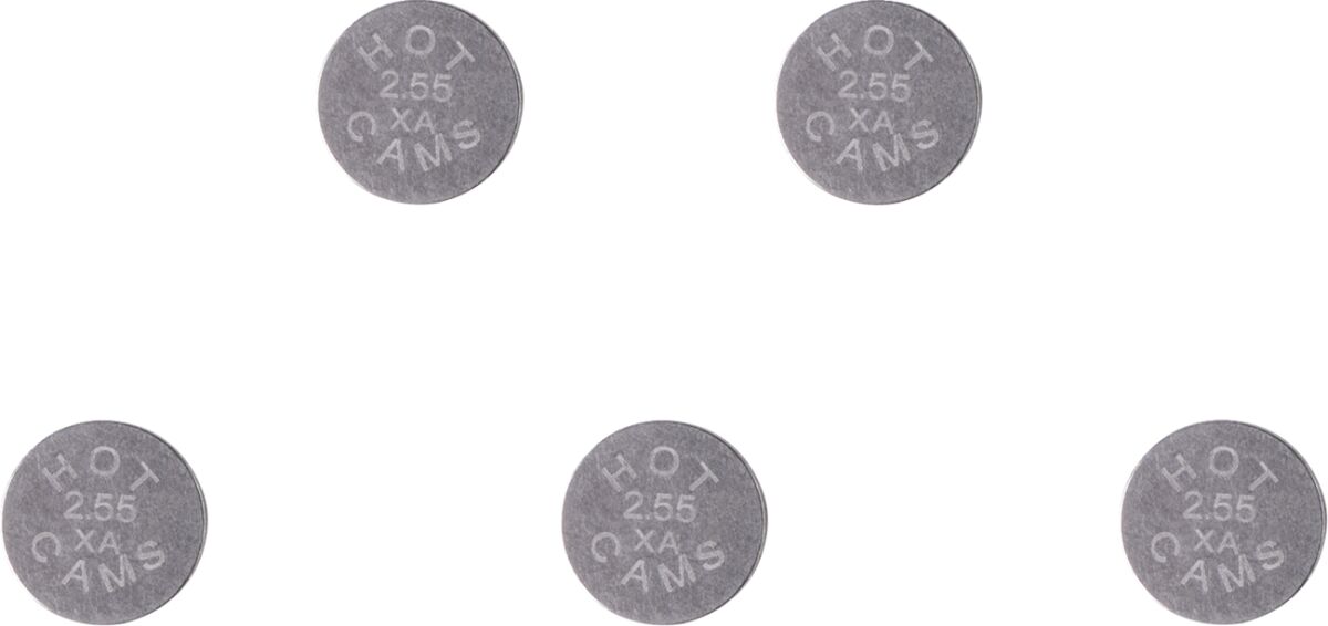 HOT CAMS VALVE SHIM 5PK 10.0X2.55 5PK1000255