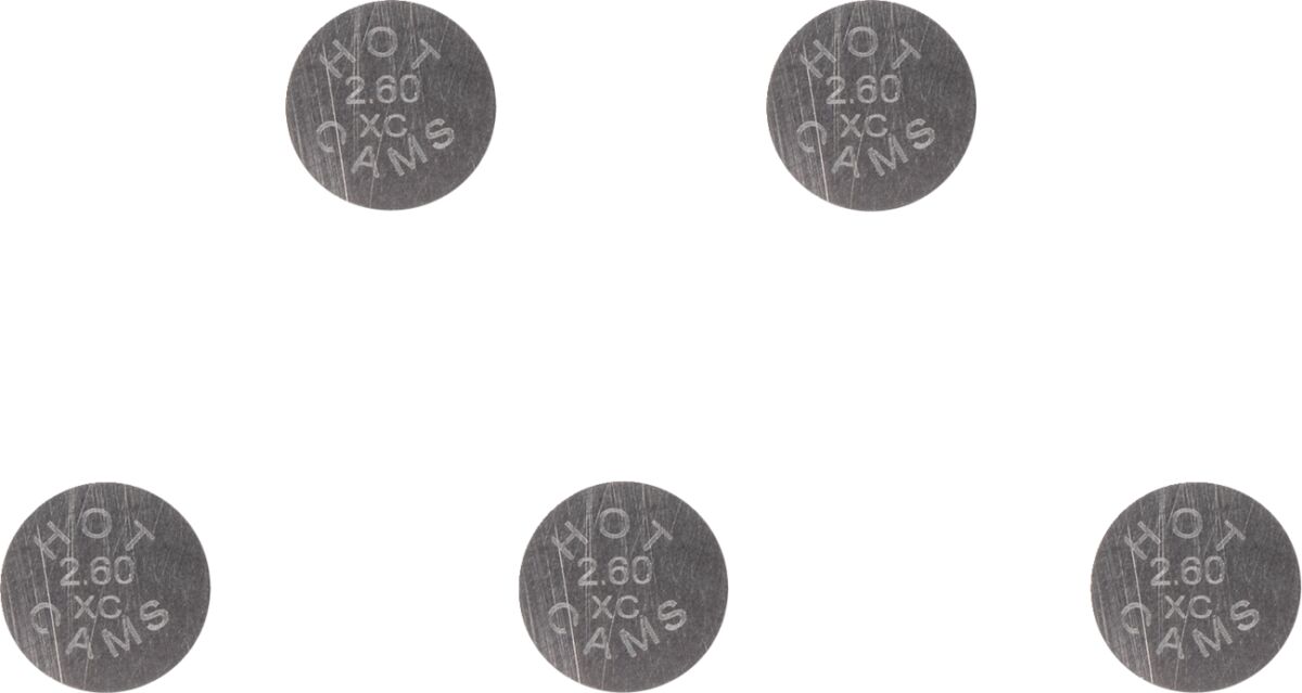 HOT CAMS VALVE SHIM 5PK 10.0X2.60 5PK1000260