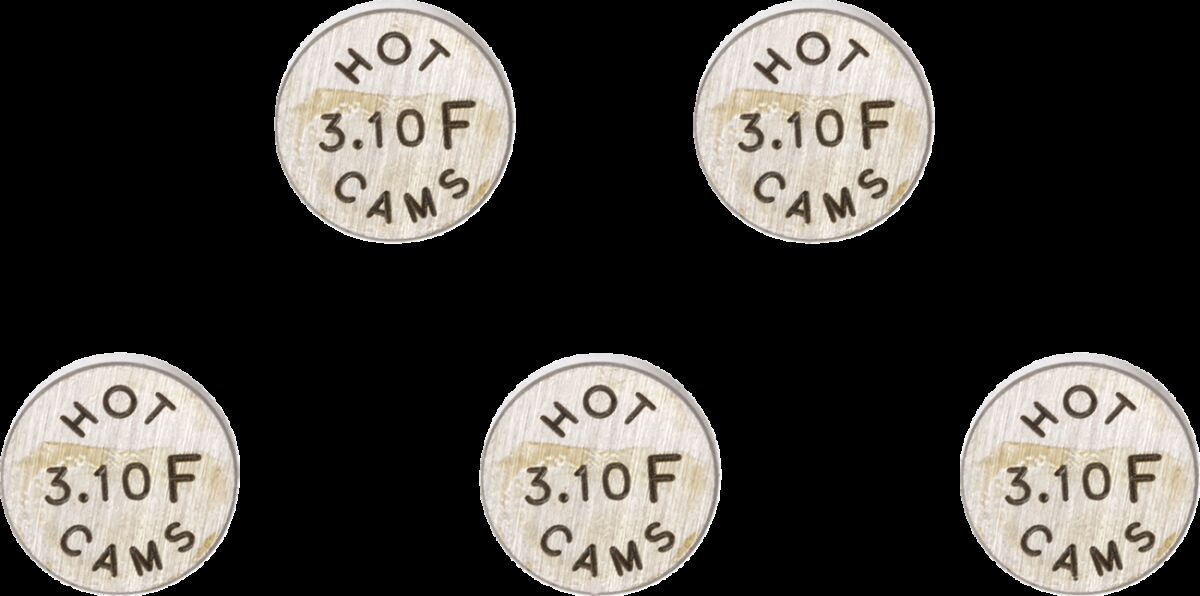 HOT CAMS VALVE SHIM 5PK 10.0X3.10 5PK1000310