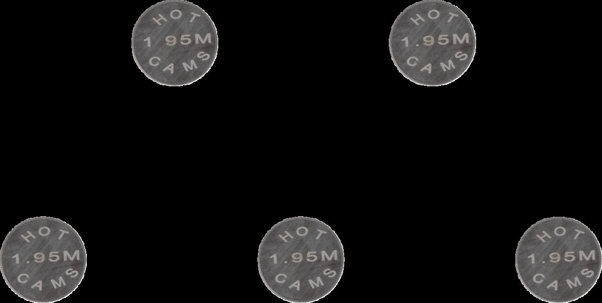 HOT CAMS VALVE SHIM 5PK 13X1.95 5PK1300195