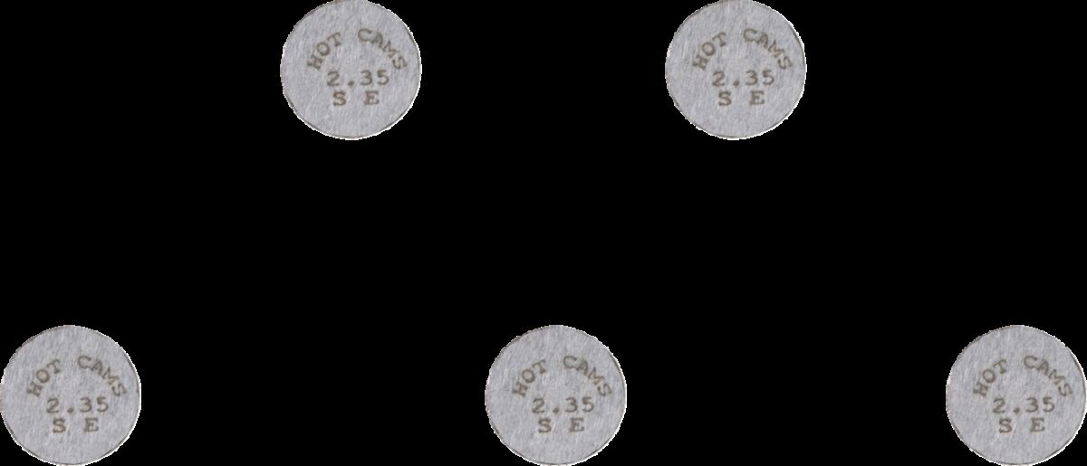 HOT CAMS VALVE SHIM 5PK 13X2.35 5PK1300235