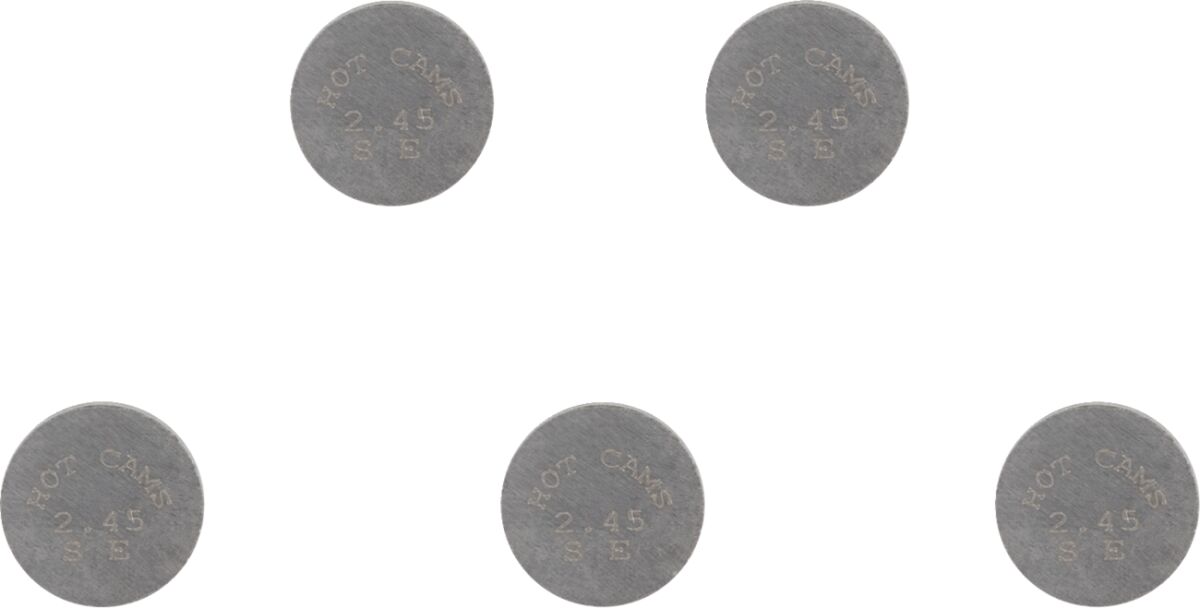 HOT CAMS VALVE SHIM 5PK 13X2.45 5PK1300245