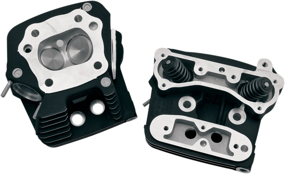 S&S CYCLE HEADS CYL 84-99BT BLK 106-4570