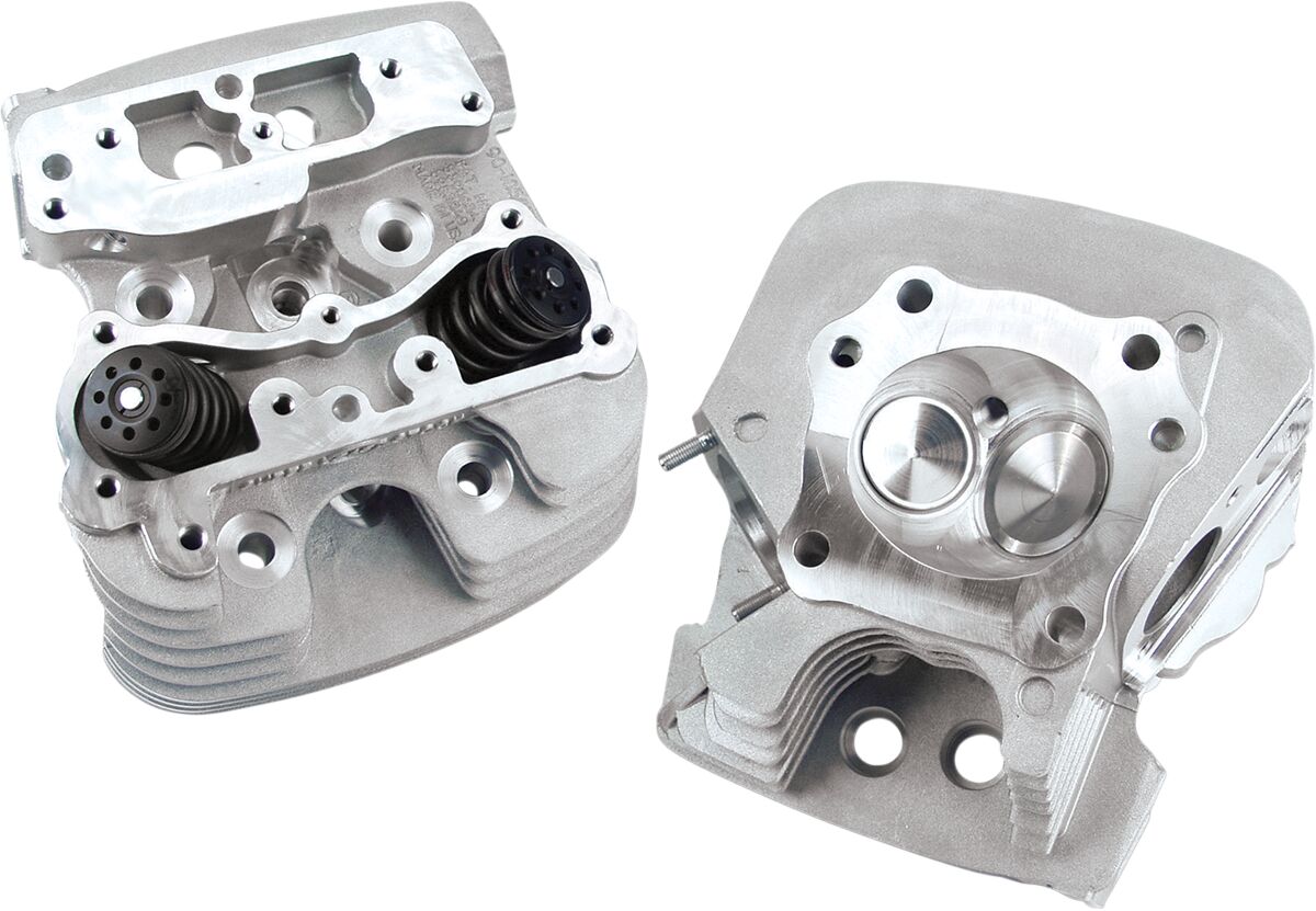 S&S CYCLE HEADS 06-17TC 89CC SLVR 106-3255