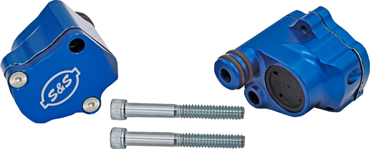 S&S CYCLE Breather Head Kit Billet Anodi 900-1186