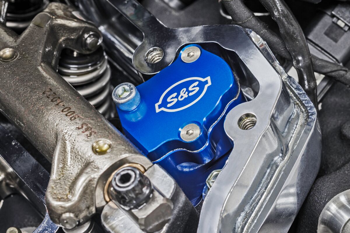 S&S CYCLE Breather Head Kit Billet Anodi 900-1186