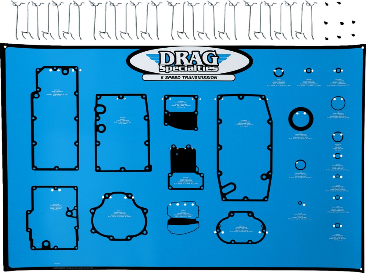 DRAG SPECIALTIES BOARD GASKET 6SP BT TRAN 0934-6983