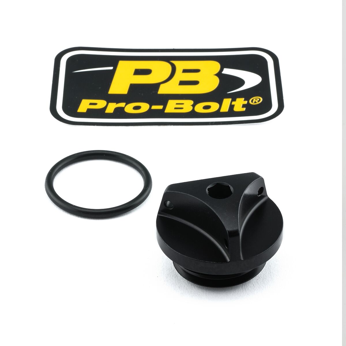 PRO BOLT CAP OIL FILLER ALUM BMW BLACK OFCY10BK