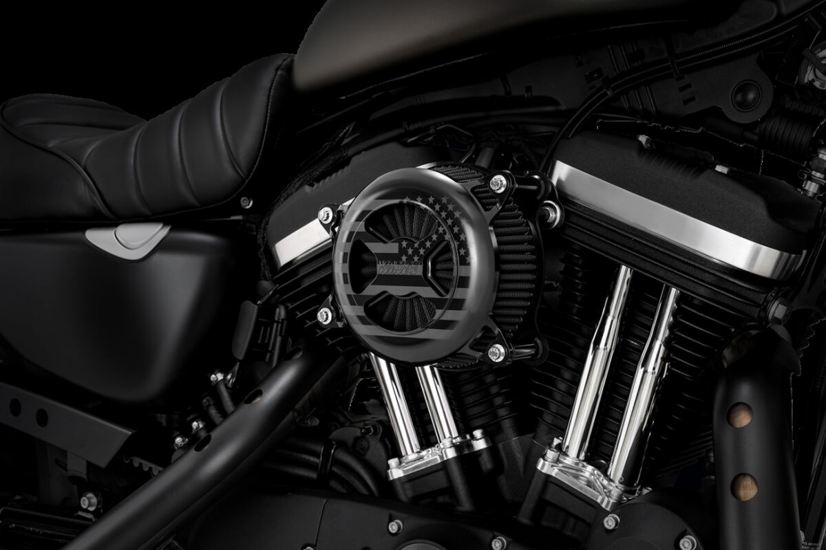 VANCE & HINES AIR CLEANER BLK V02A LXL 42339FG