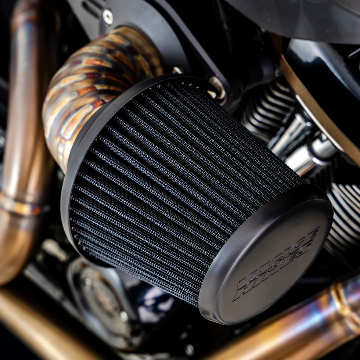 VANCE & HINES AIR CLNR SS FALCON M8 71049