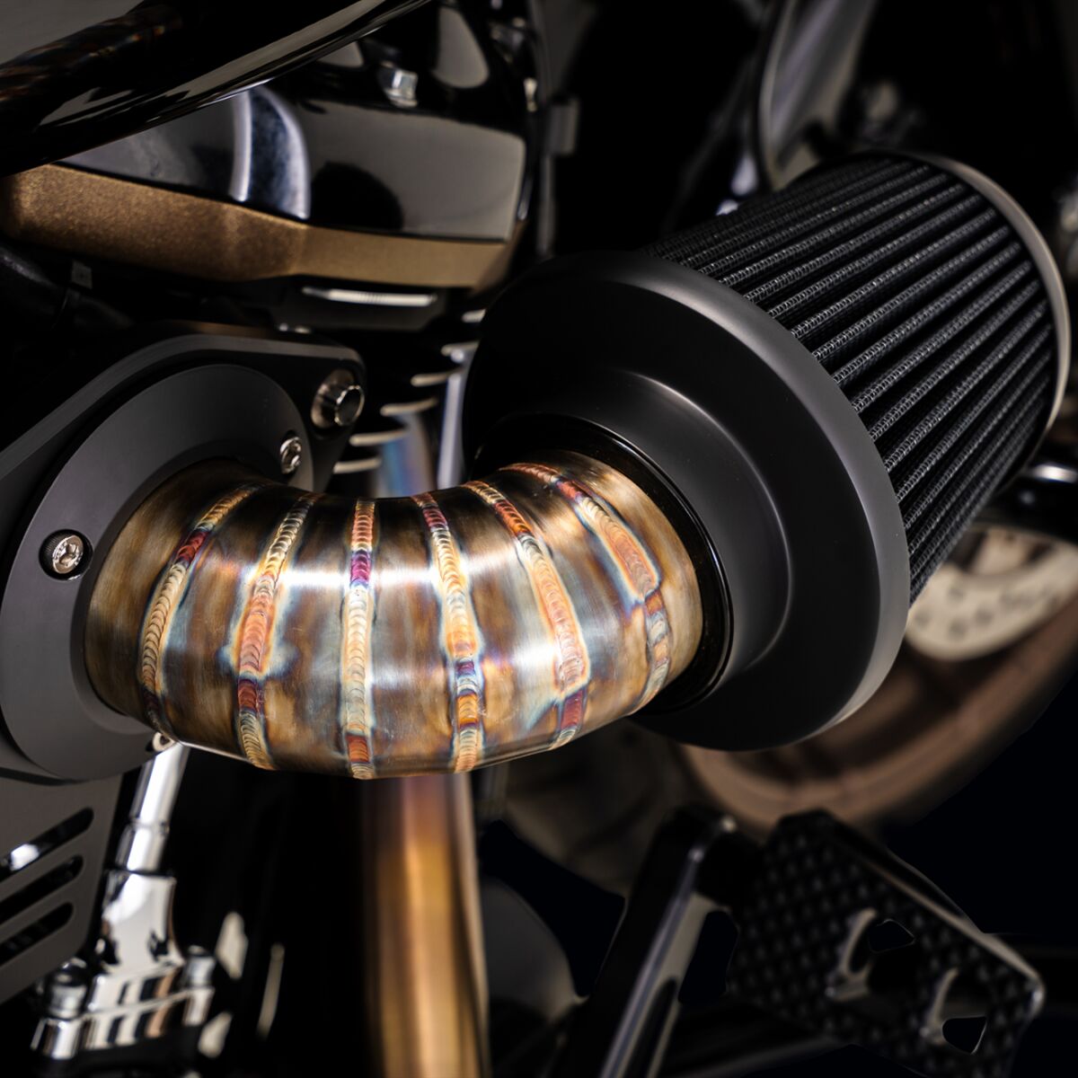 VANCE & HINES AIR CLNR SS FALCON M8 71049