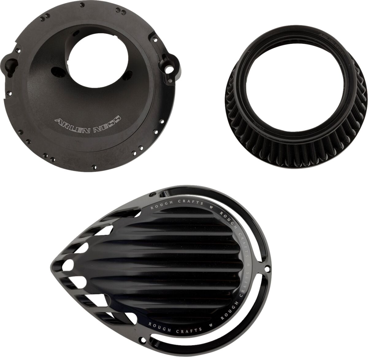 ARLEN NESS AIR CLEANER ROUGH CRAFTS ROUND RC-600-021