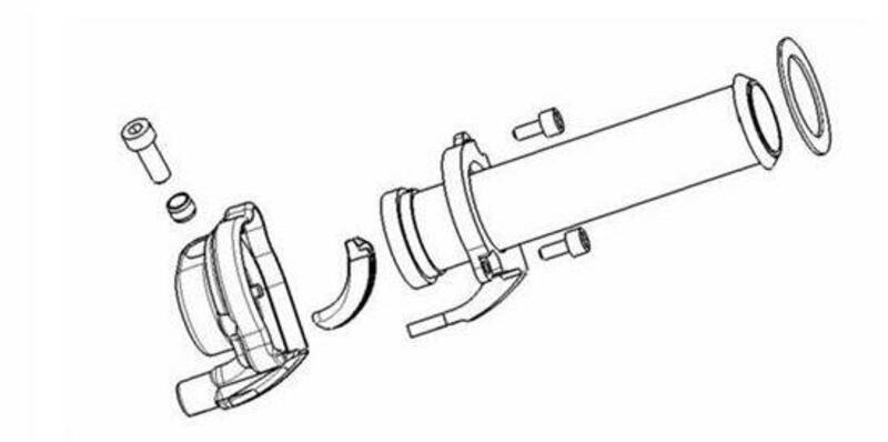 DOMINO THROTTLE CONTROL PIAGGIO/GILER 3745.03-00