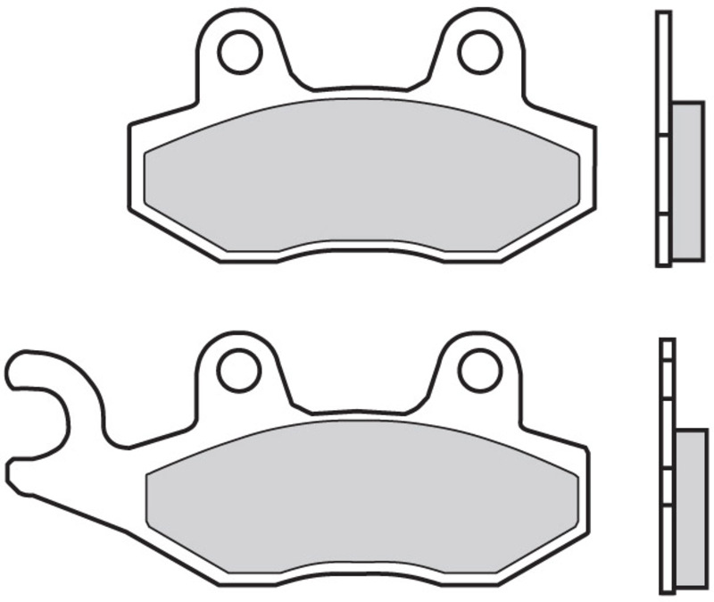BREMBO BRAKE PAD CC CAR/CER FR/RR 07076