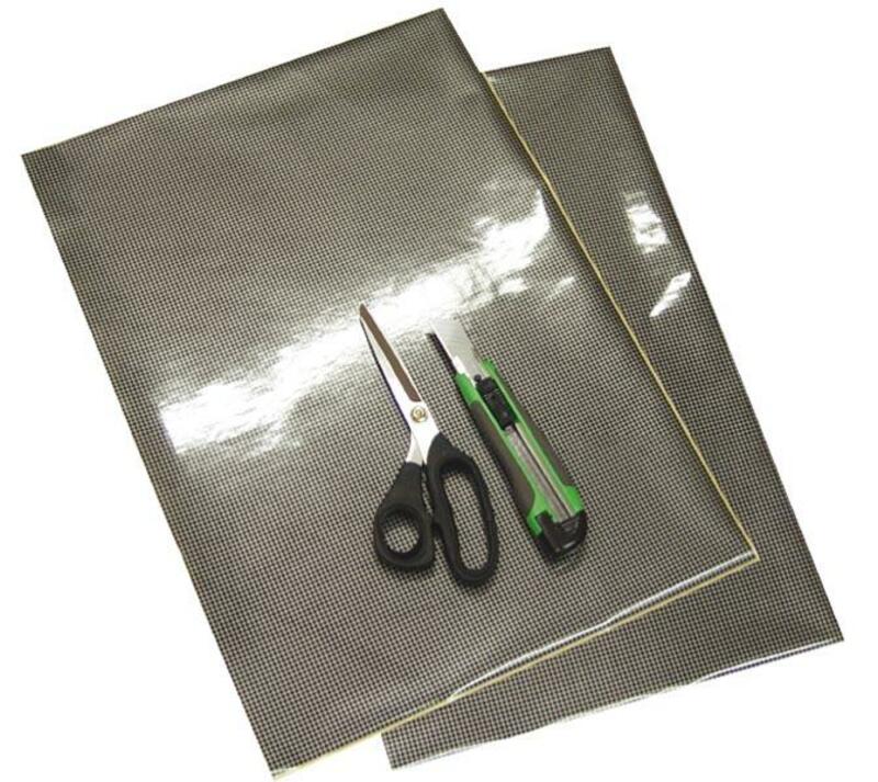 BLACKBIRD RACING STICKER SHEET CARBON 2PCS WITH 5004