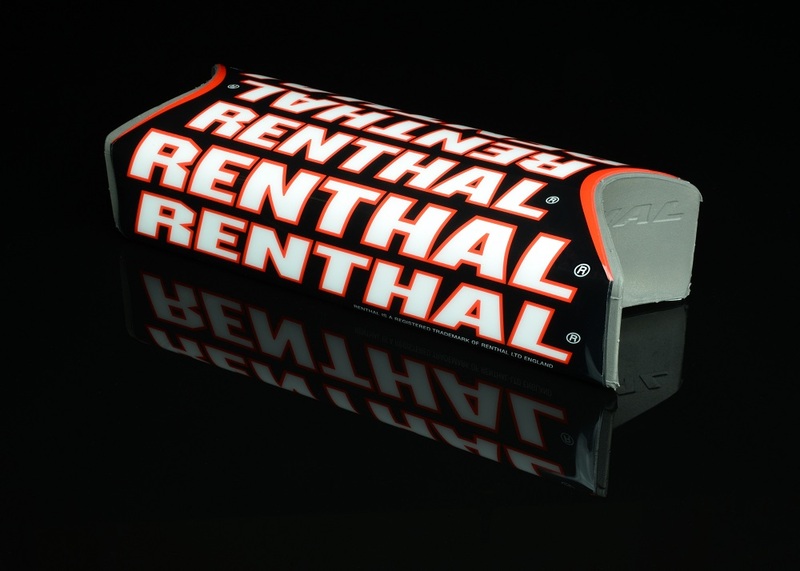 RENTHAL FATBAR PAD BK/WT/RD TEAM P311