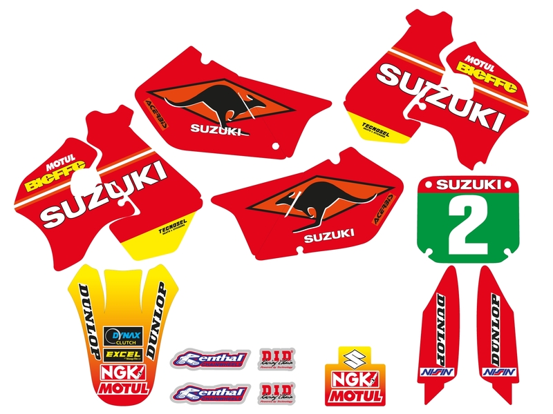 TECNOSEL GRAPHIC KIT TEAM SUZ 98 23V02