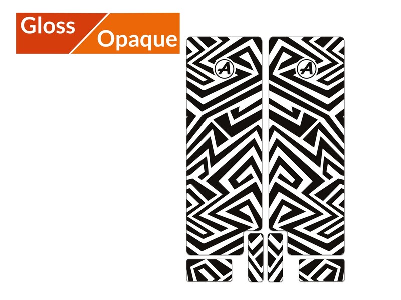 ALGIS FORK DECAL BK LINES MAT BK.P06.003