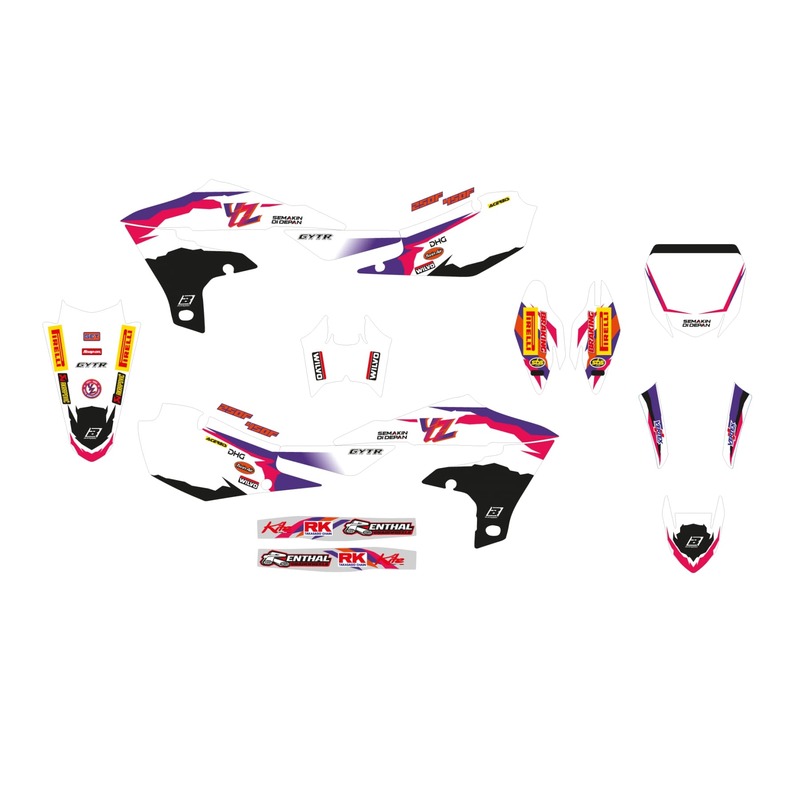 BLACKBIRD RACING GRAPHIC KIT REP YAM FACT2 2247R11/01