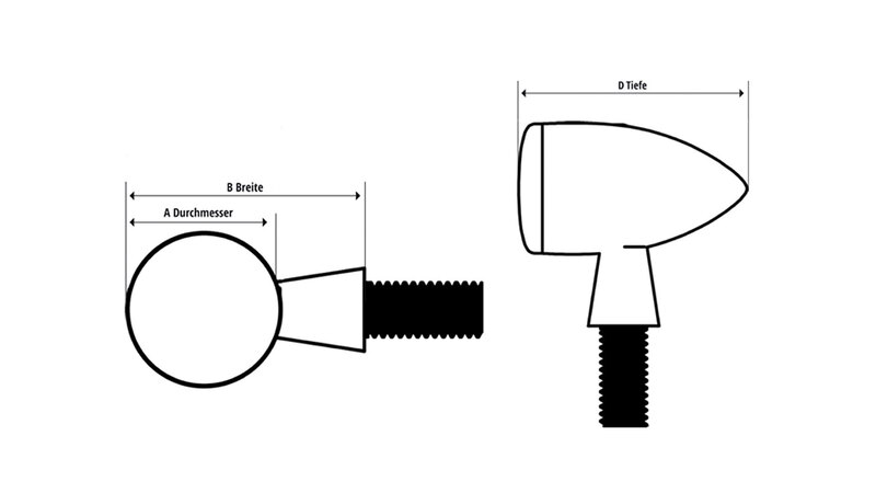 MOTOGADGET TURN SIGNAL mo.blaze disc LEFT 6002023