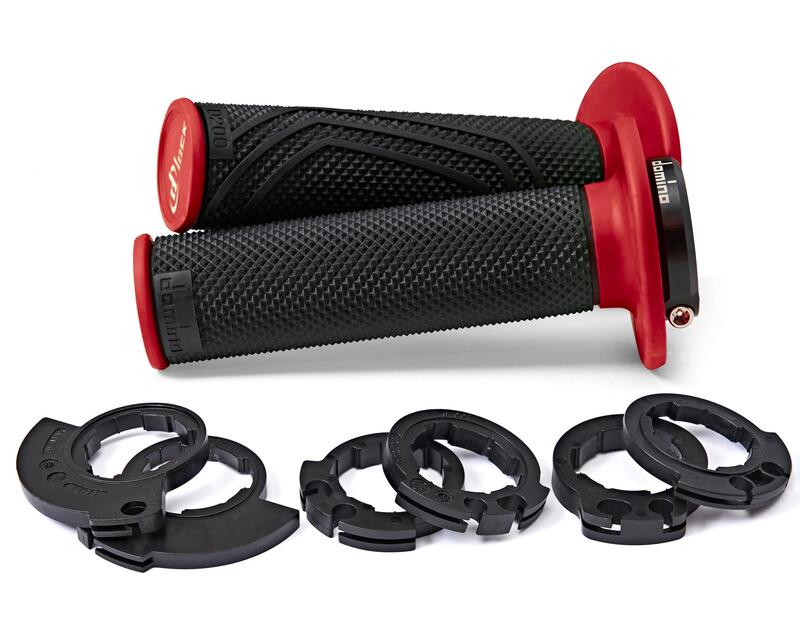 DOMINO DOMINO D200 LOCK ON GRIPS BLAC D20046C4042H8-0