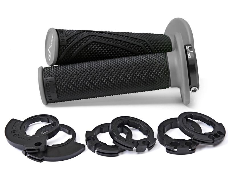 DOMINO DOMINO D200 LOCK ON GRIPS BLAC D20046C4052H8-0