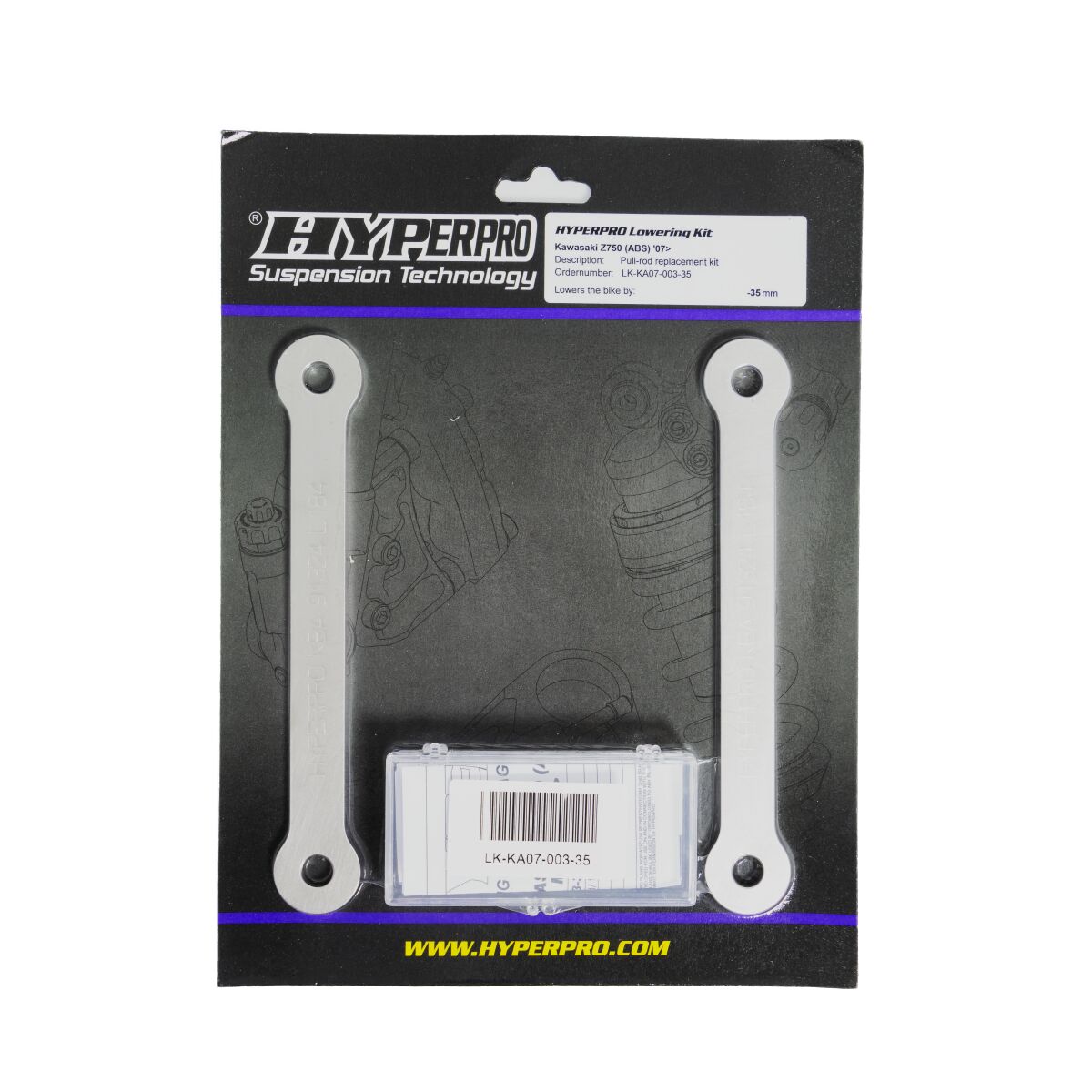 HYPERPRO LOW KIT -35MM KAW Z750 LK-KA07-003-35