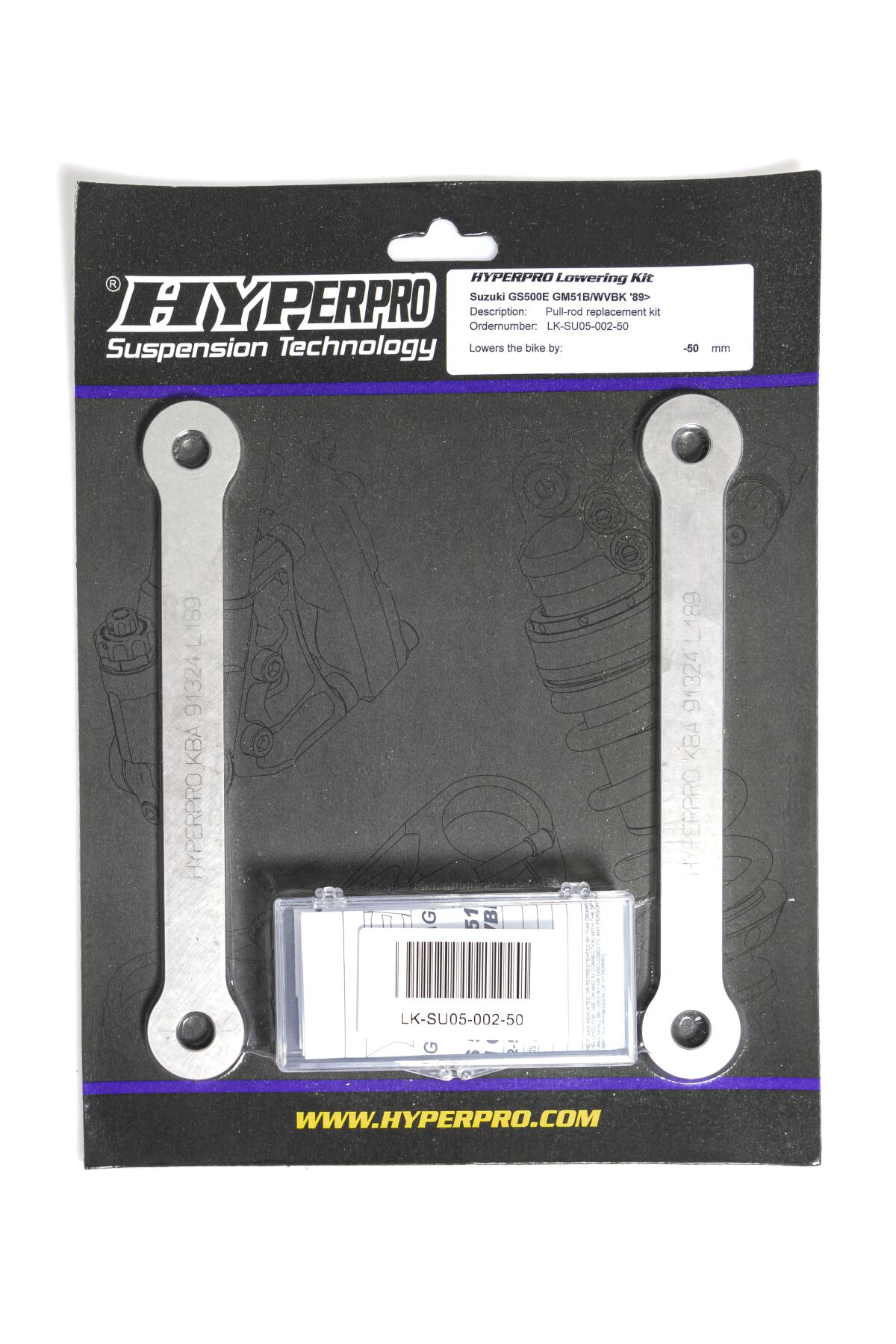HYPERPRO LOW KIT -50MM SUZ GS500E LK-SU05-002-50