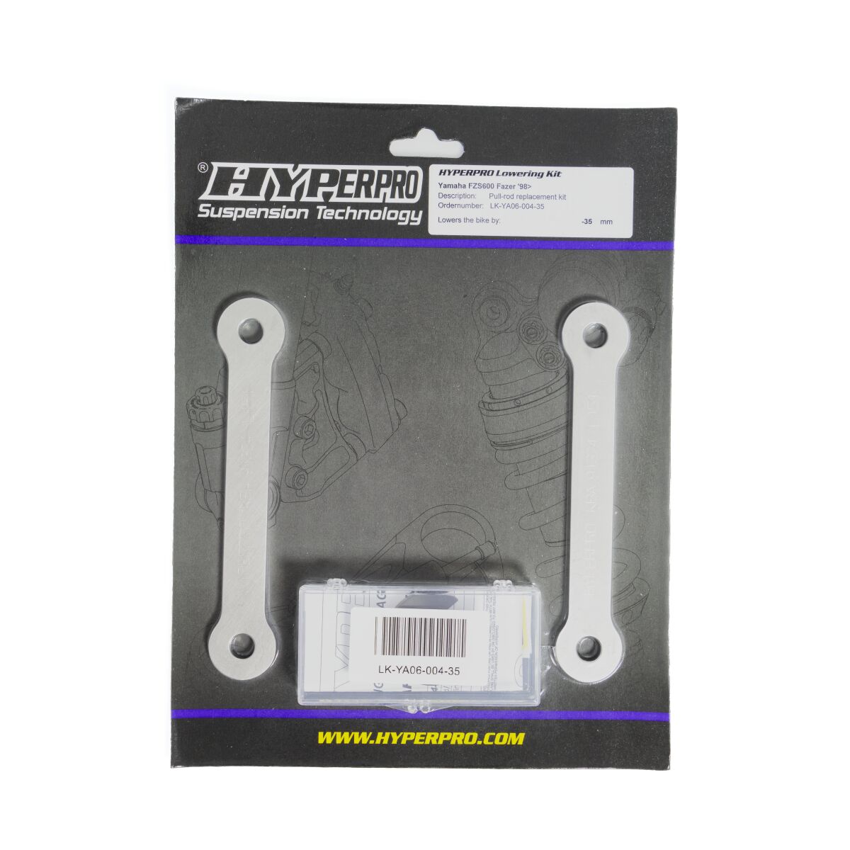 HYPERPRO LOW KIT -35MM YAM FZS600 LK-YA06-004-35