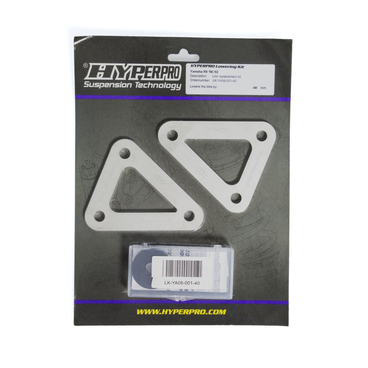 HYPERPRO LOW KIT -40MM YAM YZF600R6 LK-YA06-001-40
