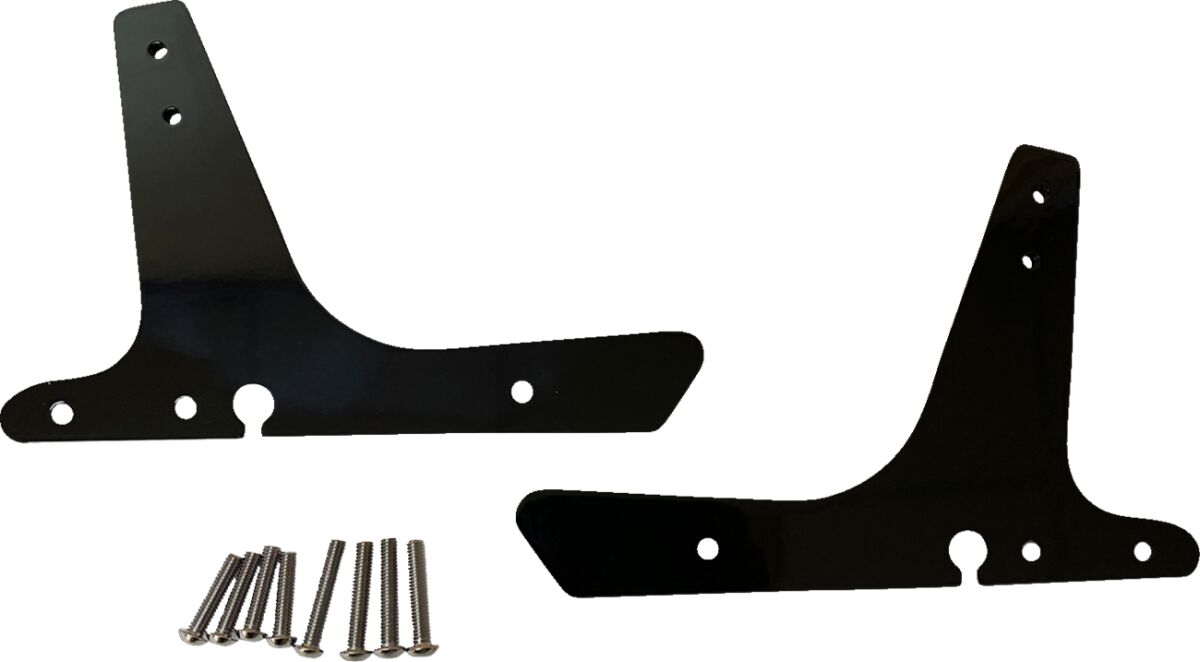 DRAG SPECIALTIES SIDEPLATES 04-22 XL BLK X08-0007GB