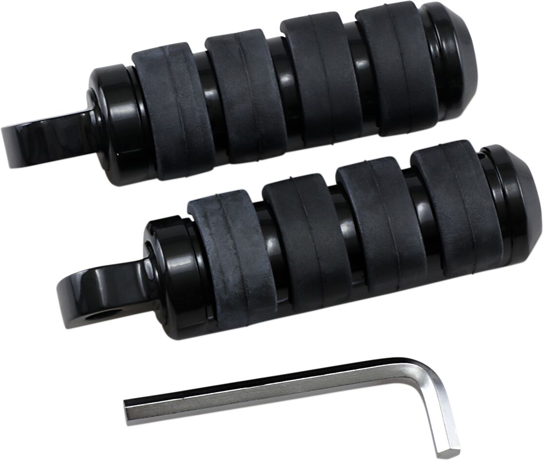 DRAG SPECIALTIES FOOTPEG S-RIDE SML BLK 361043