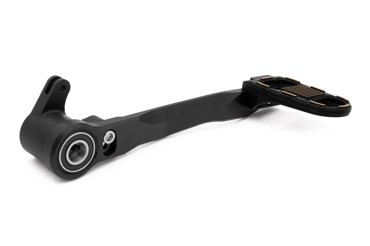DRAG SPECIALTIES BRAKE ARM ADJUSTABLE BLACK/GOL RCT-B008-BDG