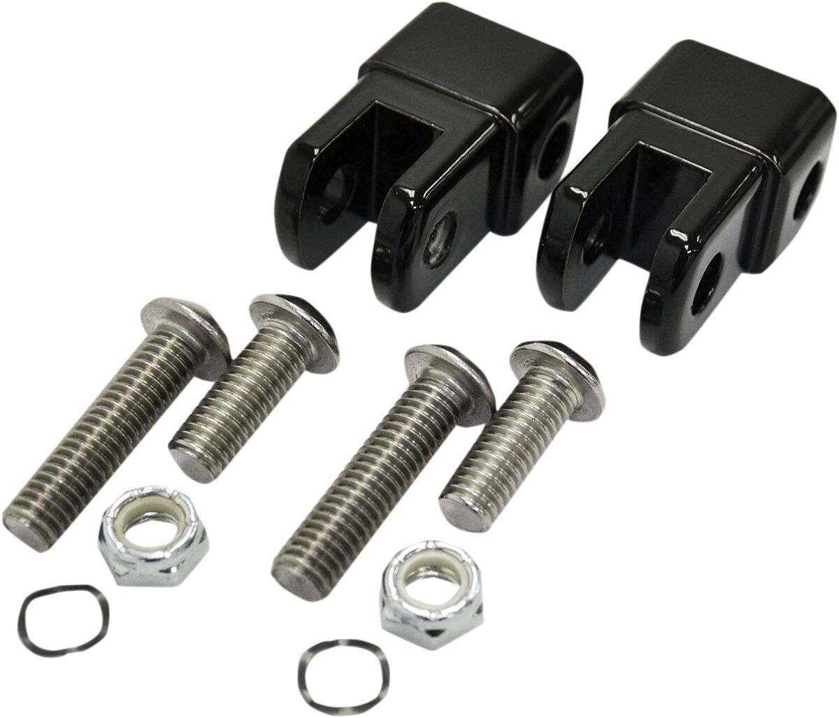 LA CHOPPERS ADAPTERS FOOTPEG MALE BK LA-7202-01B