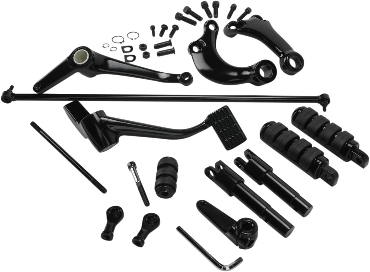 DRAG SPECIALTIES FORWARD CTRL BLK 04-13XL 056220
