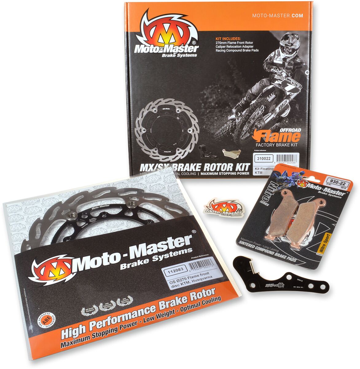 MOTO-MASTER BRAKE KIT FRONT FLOAT 270MM 310026