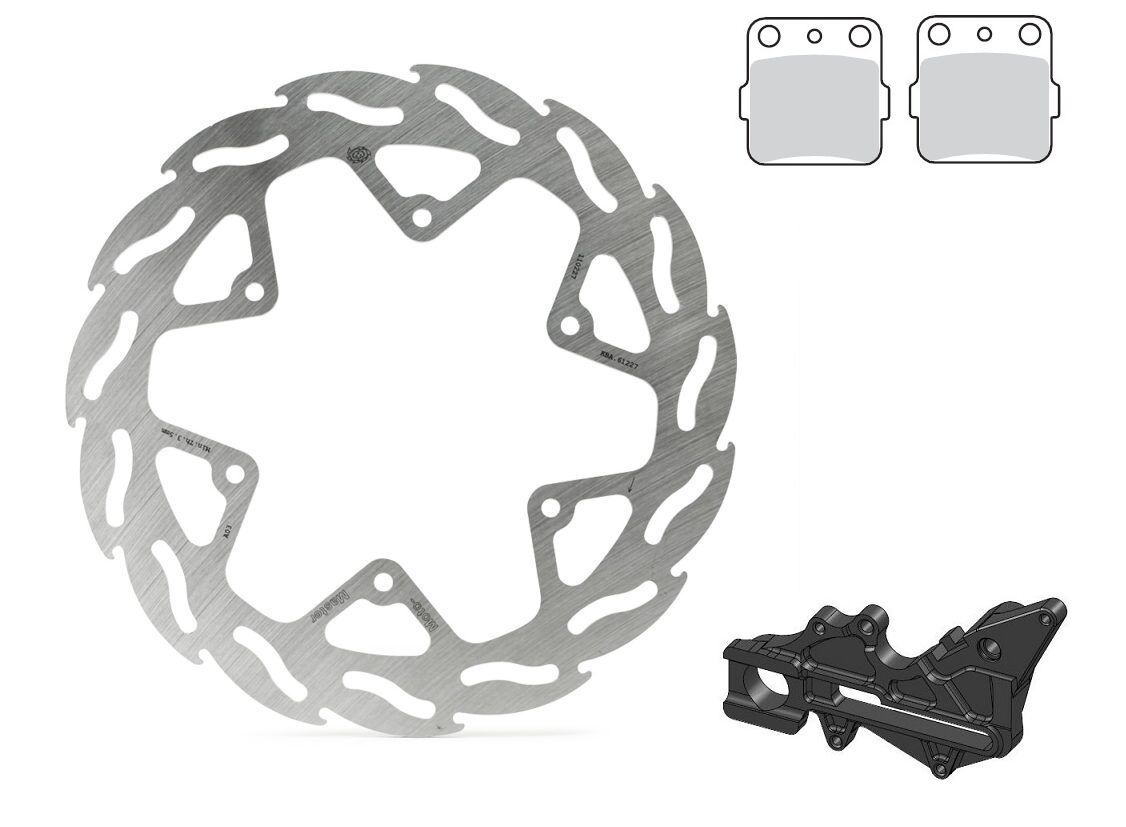 MOTO-MASTER BRAKE KIT REAR FIX 240MM 310042