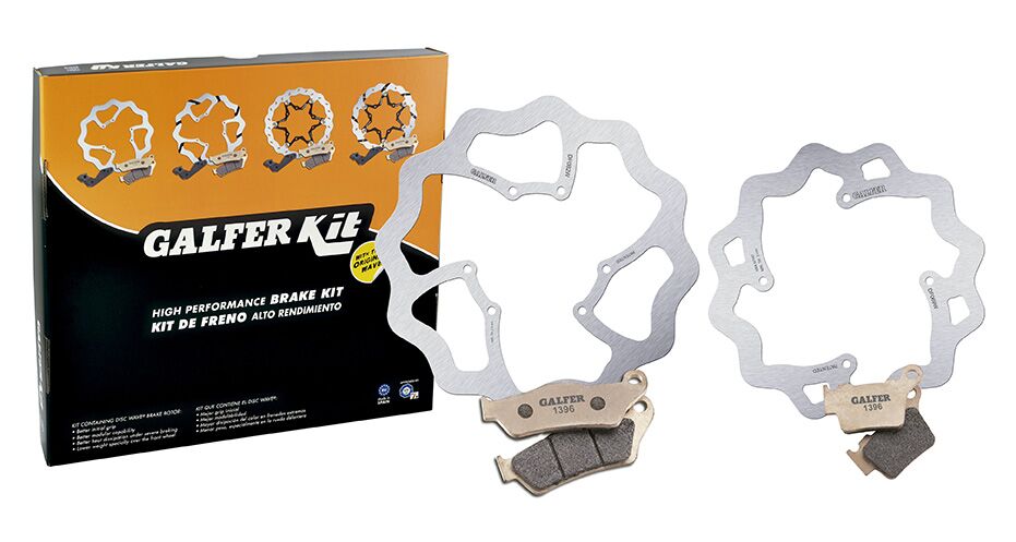 GALFER BRAKE KIT FRONT-REAR OEM SIZE KG298W