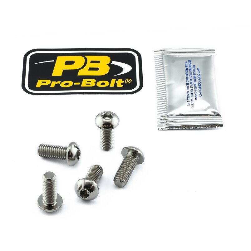 PRO BOLT BOLT KIT BRAKE DISC TIT TI5DISCDUC30