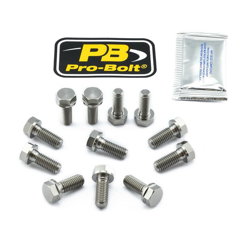 PRO BOLT BOLT KIT BRAKE DISC TIT TI12DISCDUC40