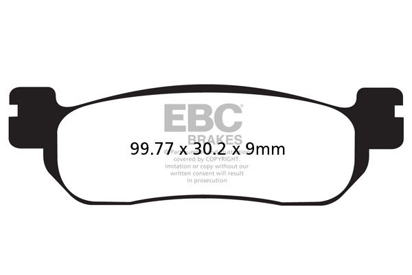 EBC BRAKE PAD CARBON SCOOTER SFAC275